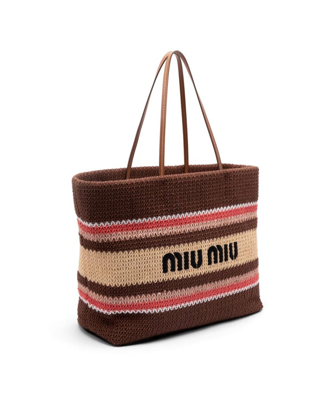 MIU MIU Мульти тканевая сумка тоут, фото 4