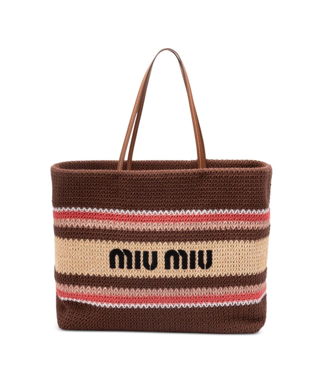 MIU MIU Мульти тканевая сумка тоут, фото 1