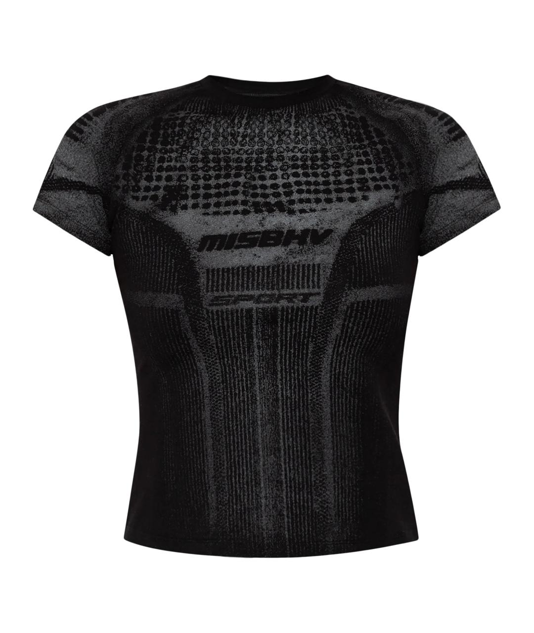 MISBHV Черная хлопковая футболка, фото 1