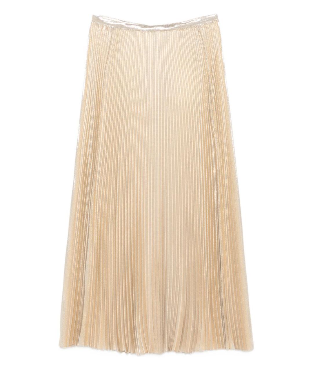 JOSEPH Бежевая шелковая юбка миди, фото 1