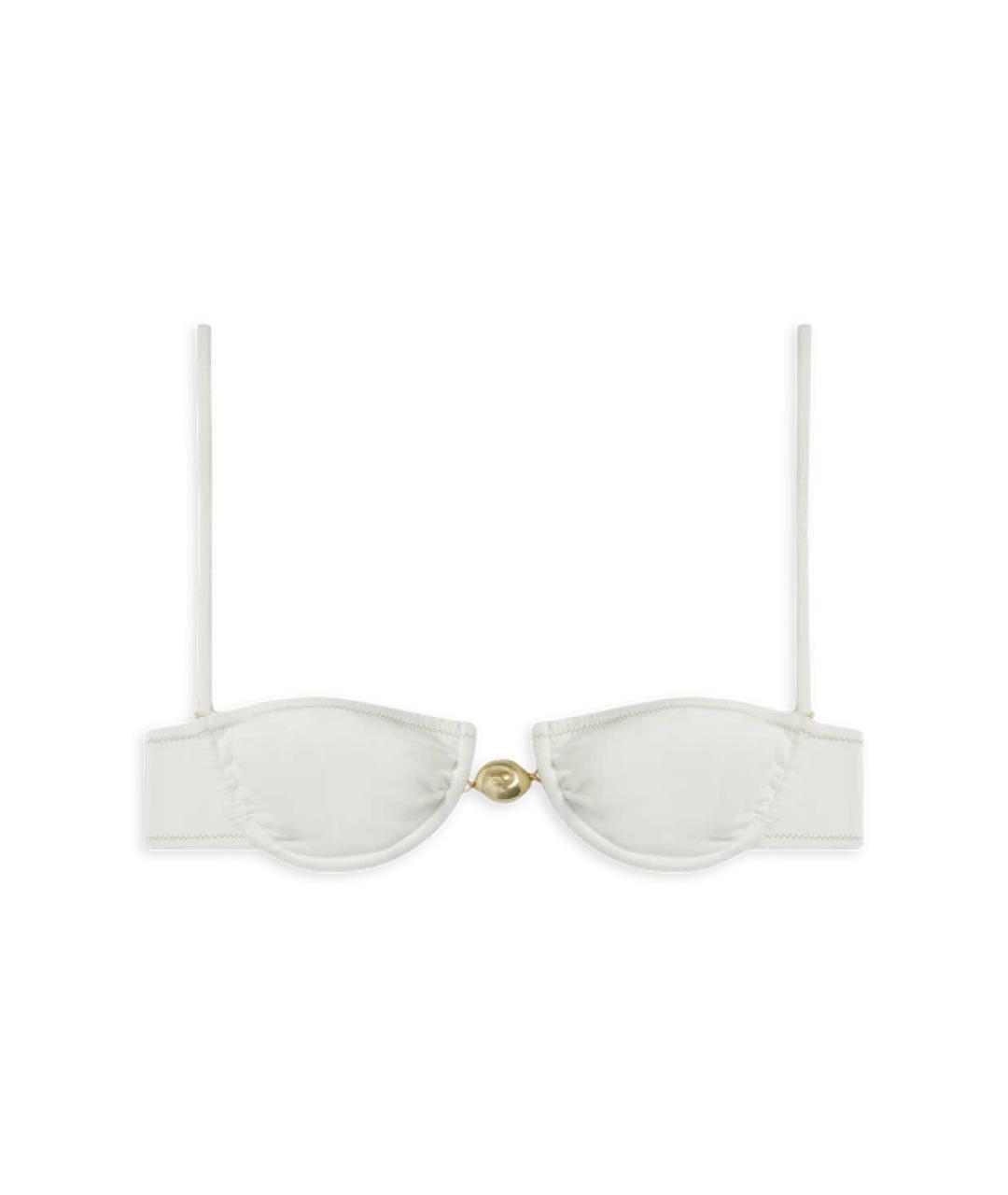 REINA OLGA Белый полиамидовый купальник, фото 1