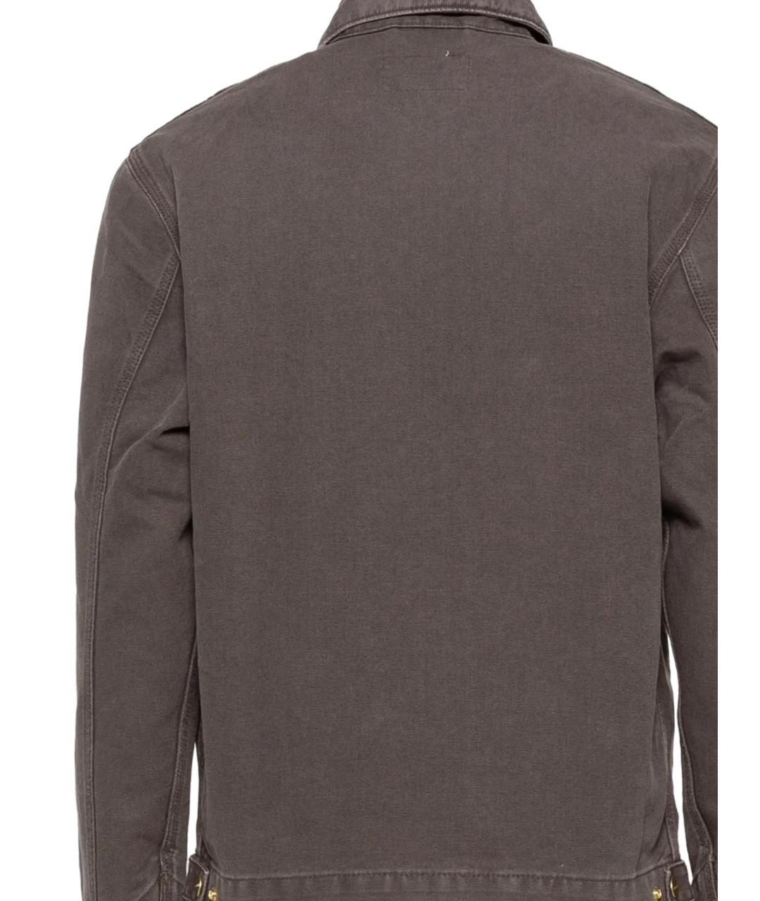 CARHARTT WIP Антрацитовая хлопковая куртка, фото 3