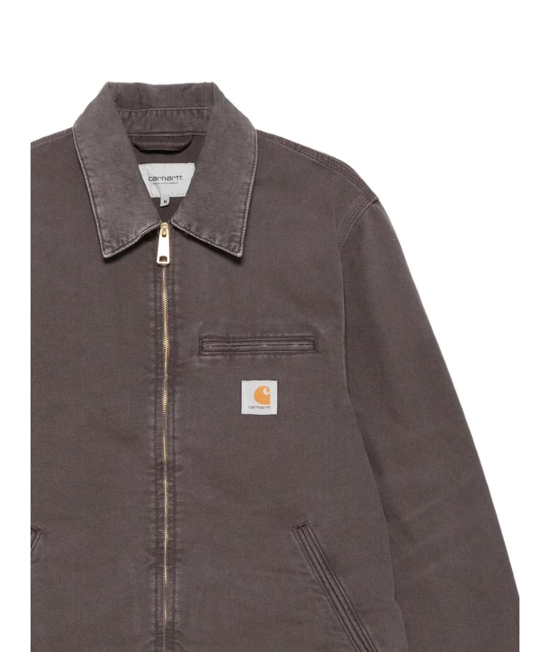 CARHARTT WIP Антрацитовая хлопковая куртка, фото 2