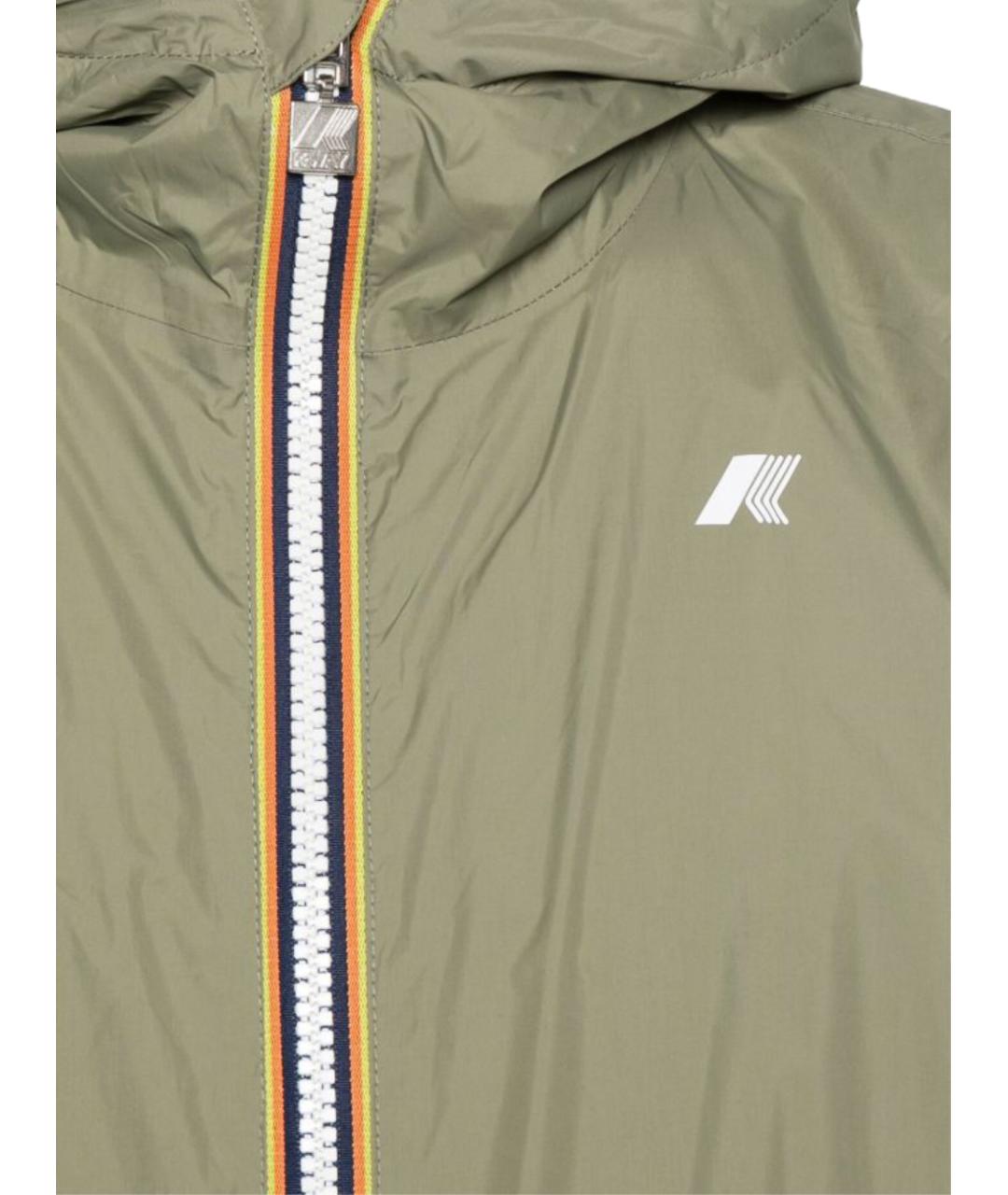 K-WAY Зеленая полиамидовая куртка, фото 2