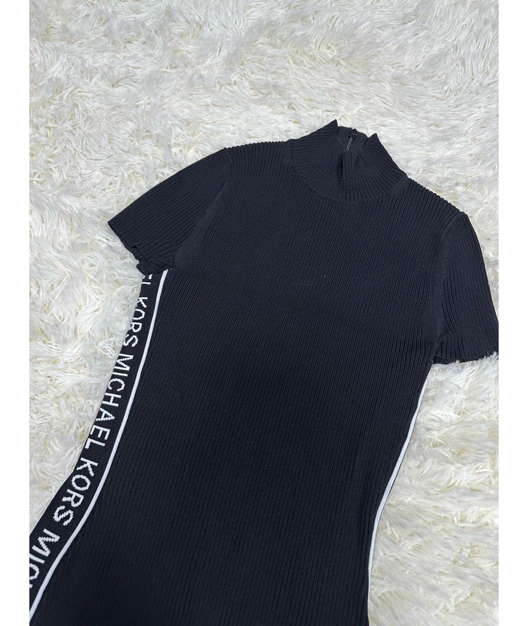 MICHAEL MICHAEL KORS Черное повседневное платье, фото 4