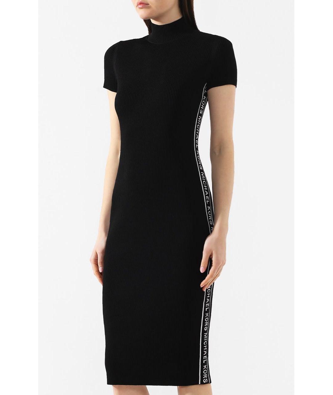 MICHAEL MICHAEL KORS Черное повседневное платье, фото 2
