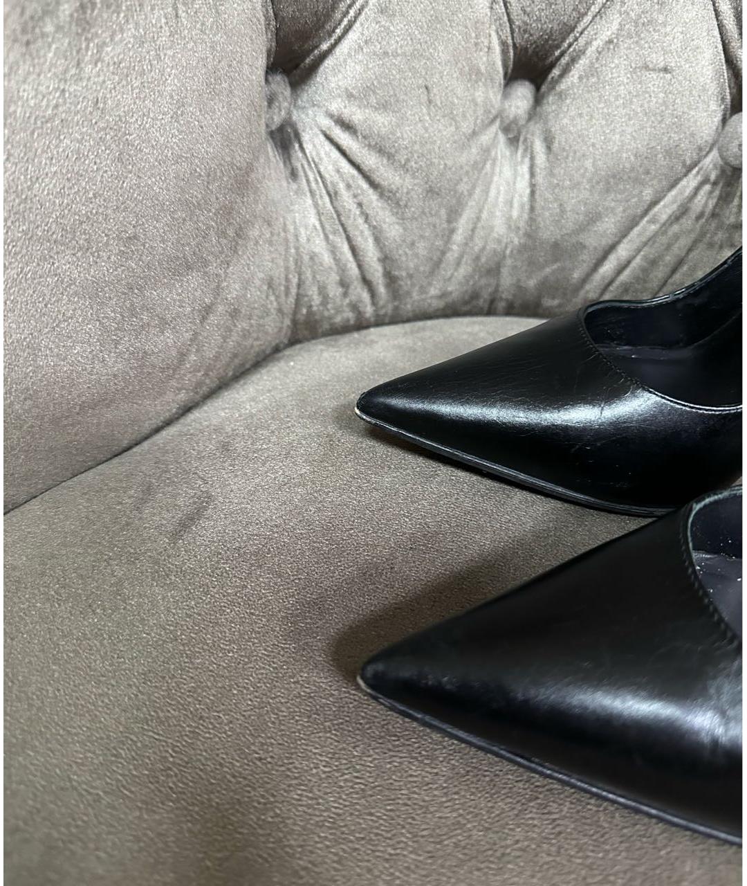 LE SILLA Черные кожаные туфли, фото 3