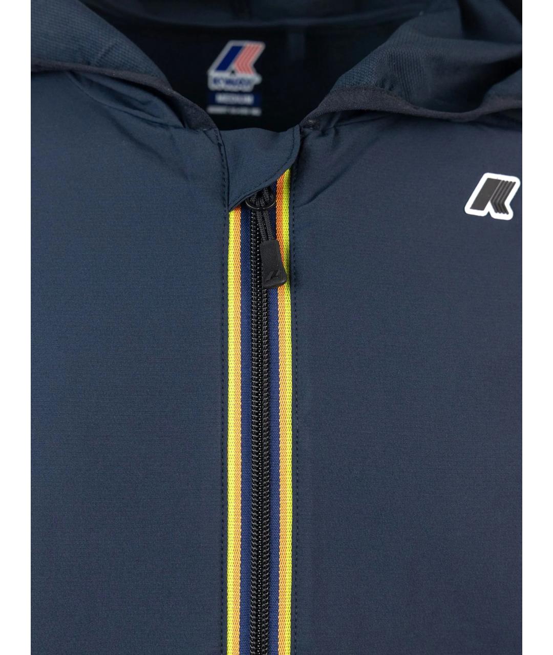 K-WAY Синяя полиэстеровая куртка, фото 2
