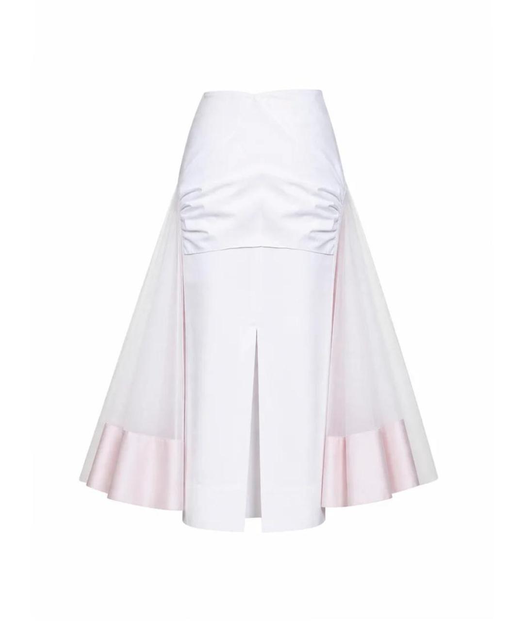 JACQUEMUS Розовая хлопковая юбка миди, фото 2