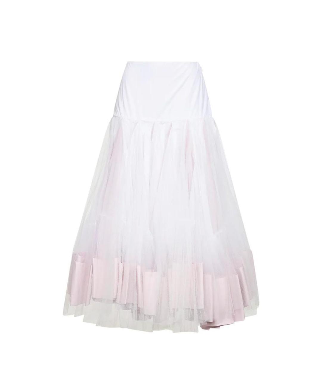 JACQUEMUS Розовая хлопковая юбка миди, фото 1