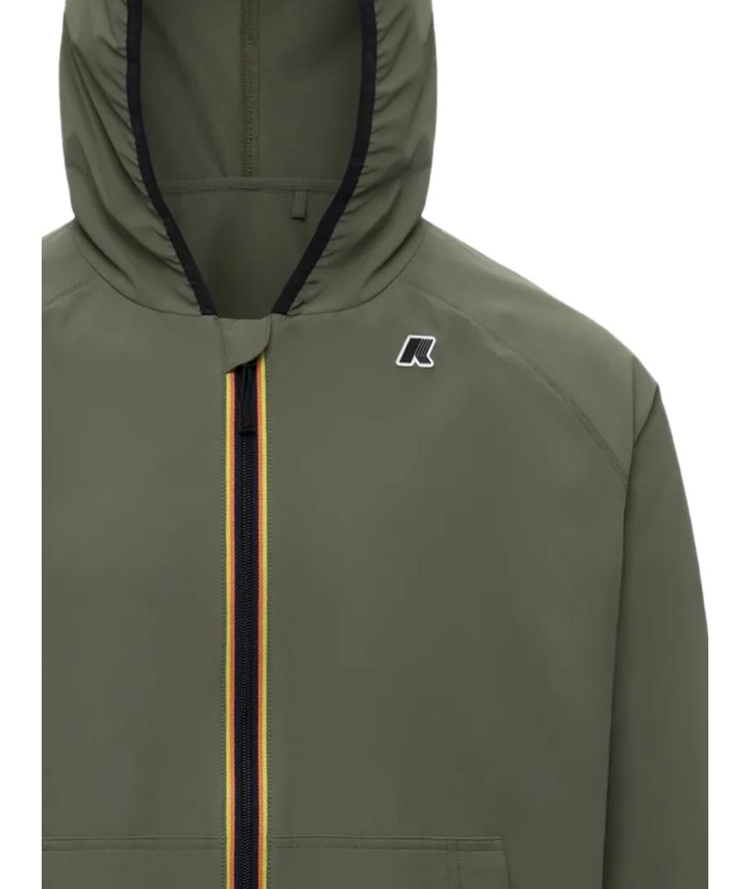 K-WAY Зеленая полиэстеровая куртка, фото 2