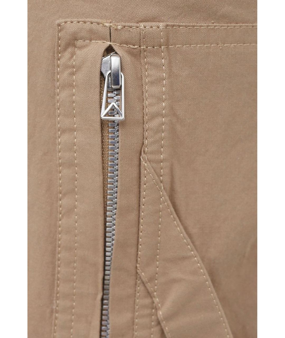 BOTTEGA VENETA Бежевая хлопковая юбка миди, фото 4