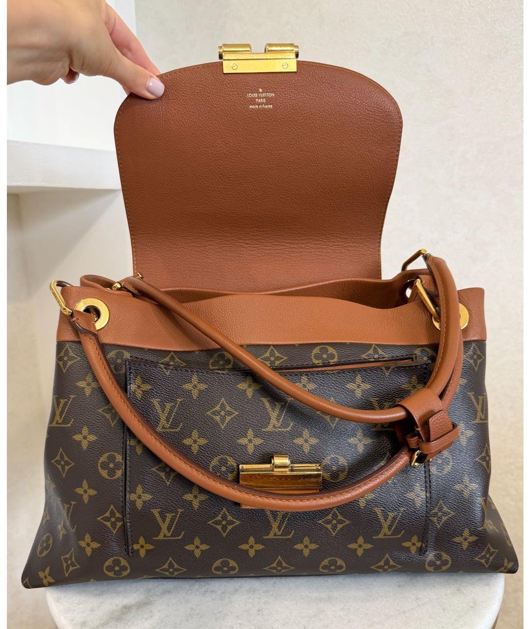 LOUIS VUITTON Коричневая сумка тоут, фото 8