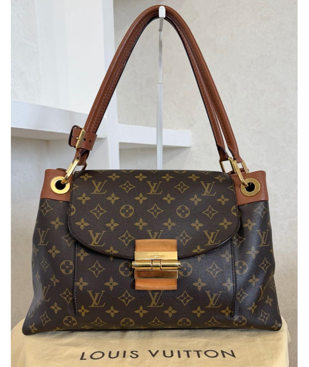 LOUIS VUITTON Коричневая сумка тоут, фото 2