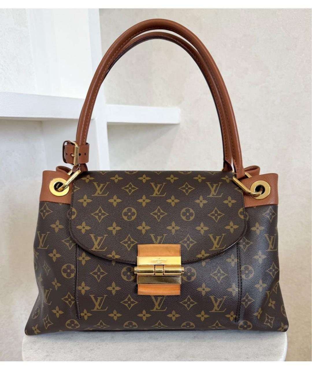 LOUIS VUITTON Коричневая сумка тоут, фото 4