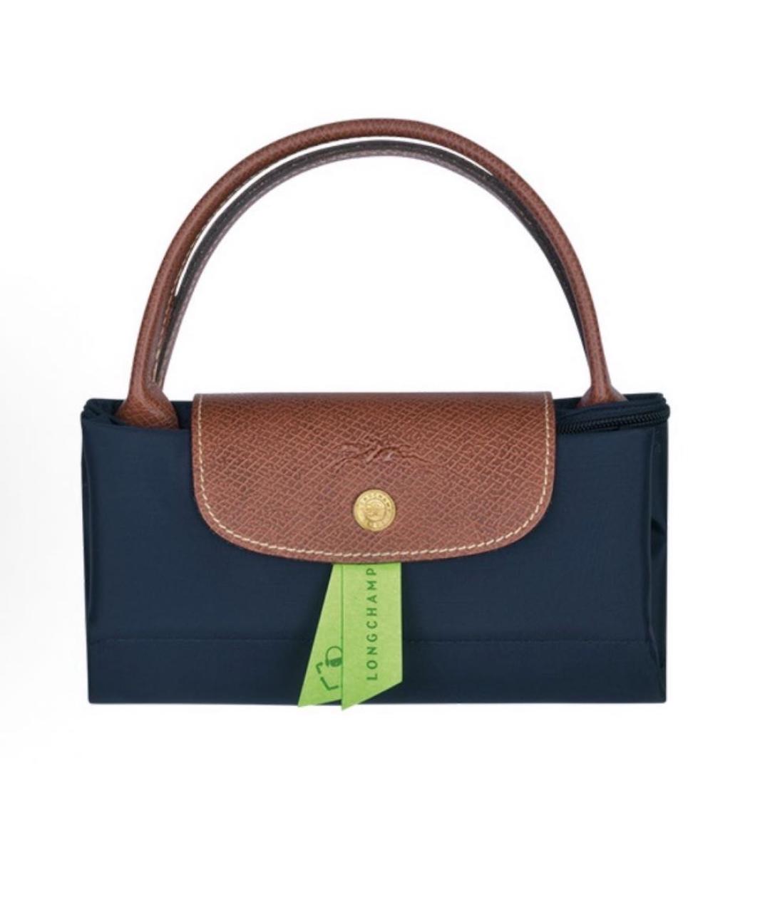 LONGCHAMP Темно-синяя сумка тоут, фото 4