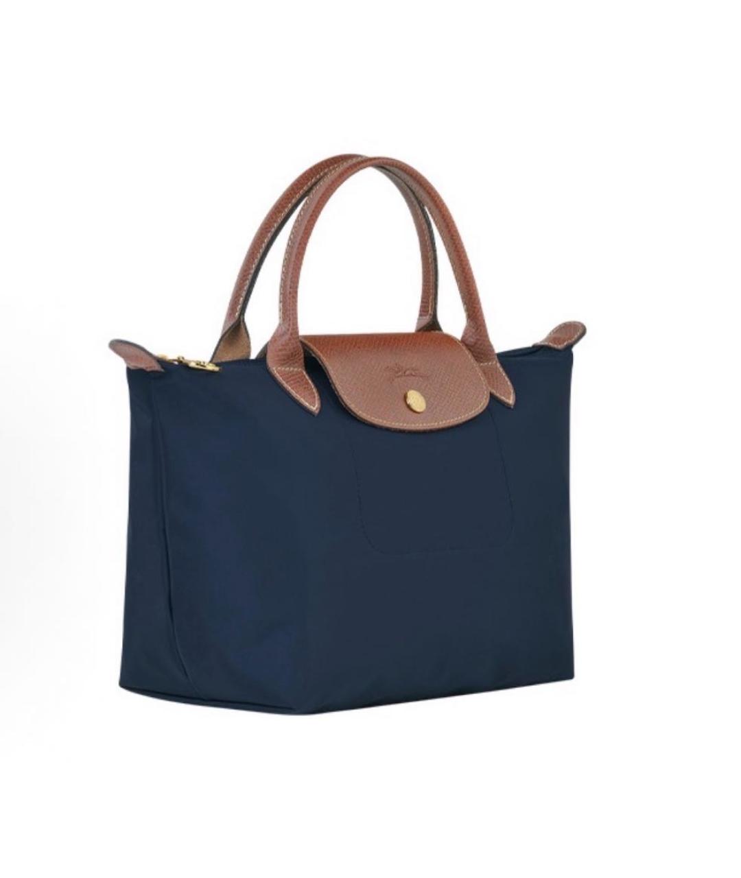 LONGCHAMP Темно-синяя сумка тоут, фото 3