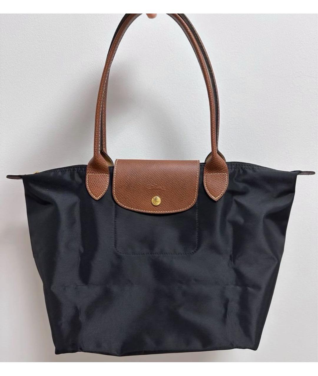 LONGCHAMP Черная сумка тоут, фото 5
