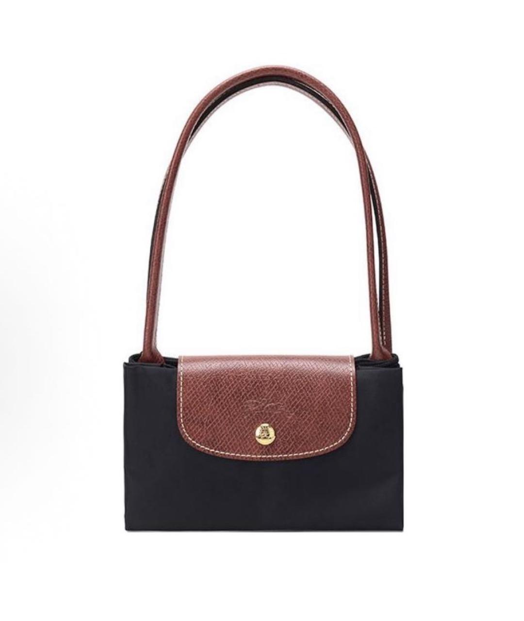 LONGCHAMP Черная сумка тоут, фото 4