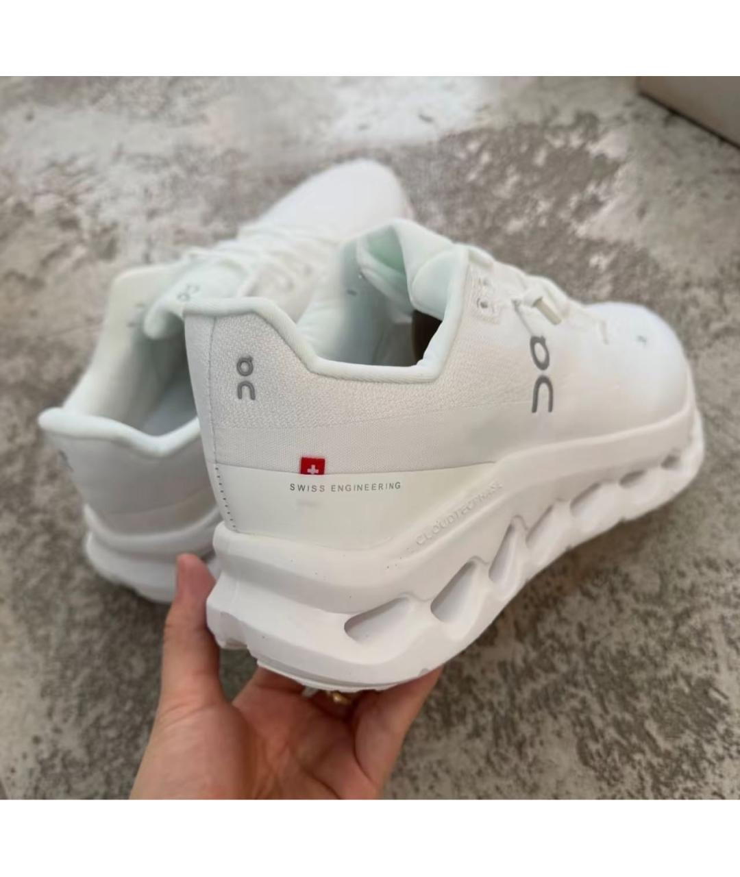 ON Белые текстильные кроссовки, фото 6