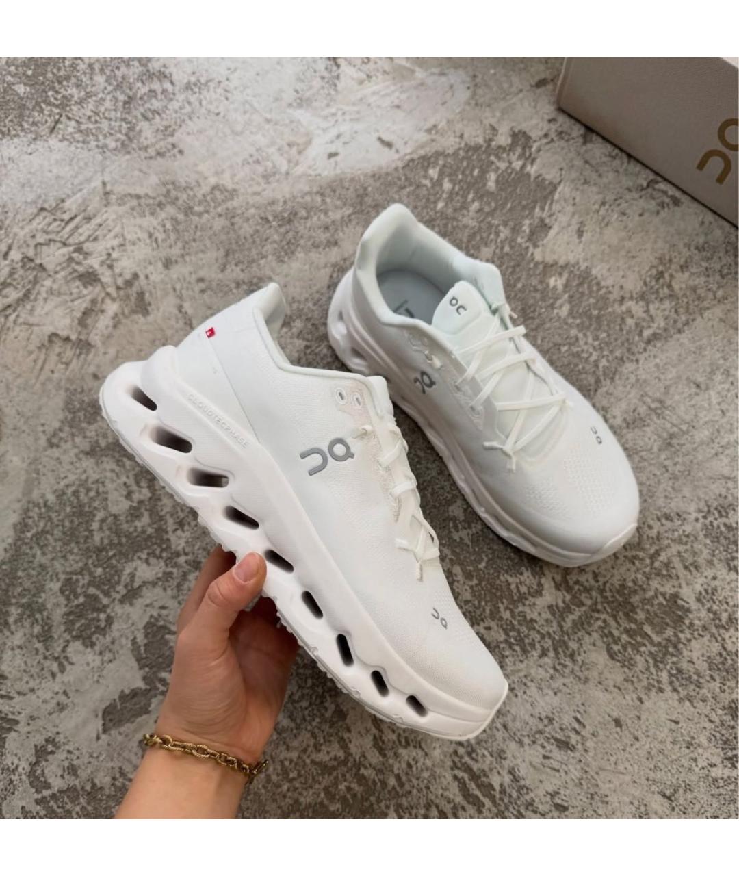 ON Белые текстильные кроссовки, фото 8