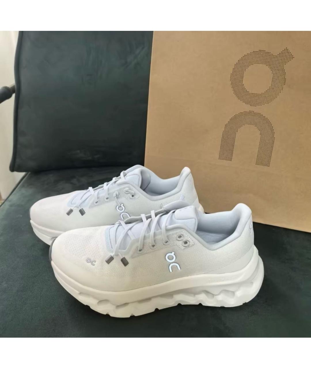 ON Белые текстильные кроссовки, фото 5