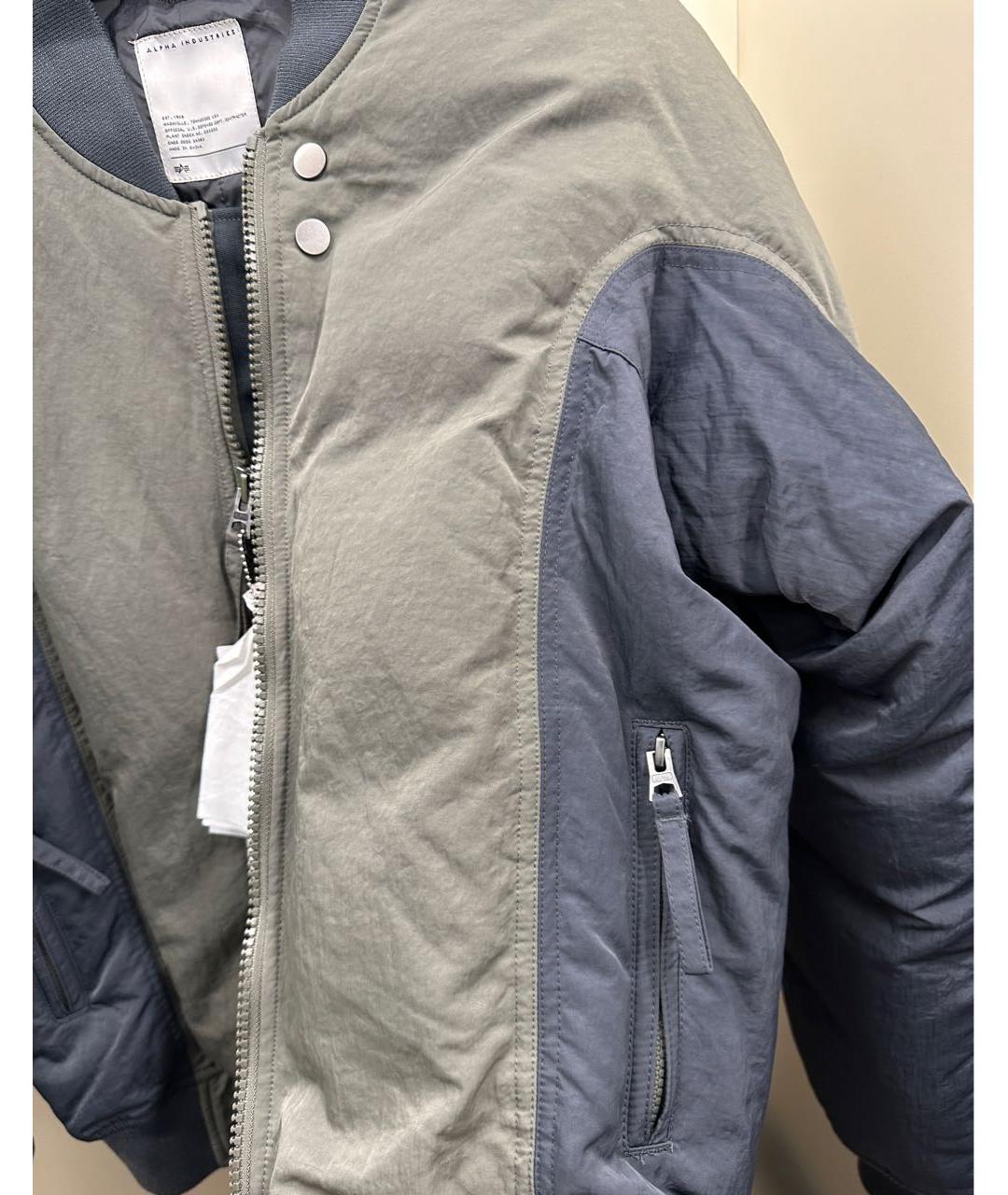 ALPHA INDUSTRIES Хаки пуховик, фото 8