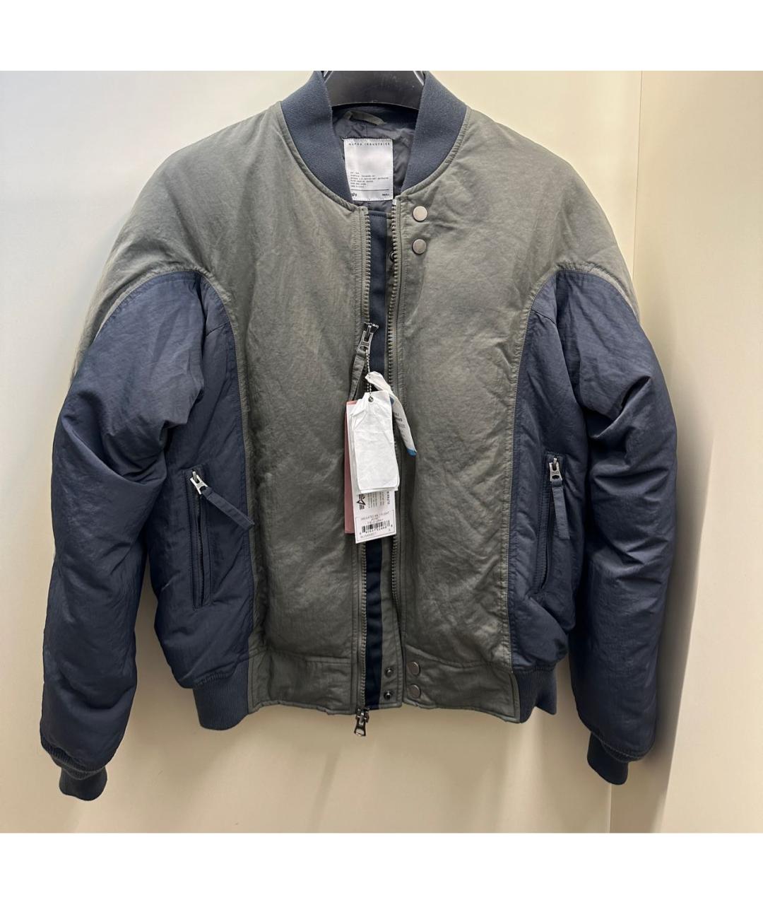 ALPHA INDUSTRIES Хаки пуховик, фото 4