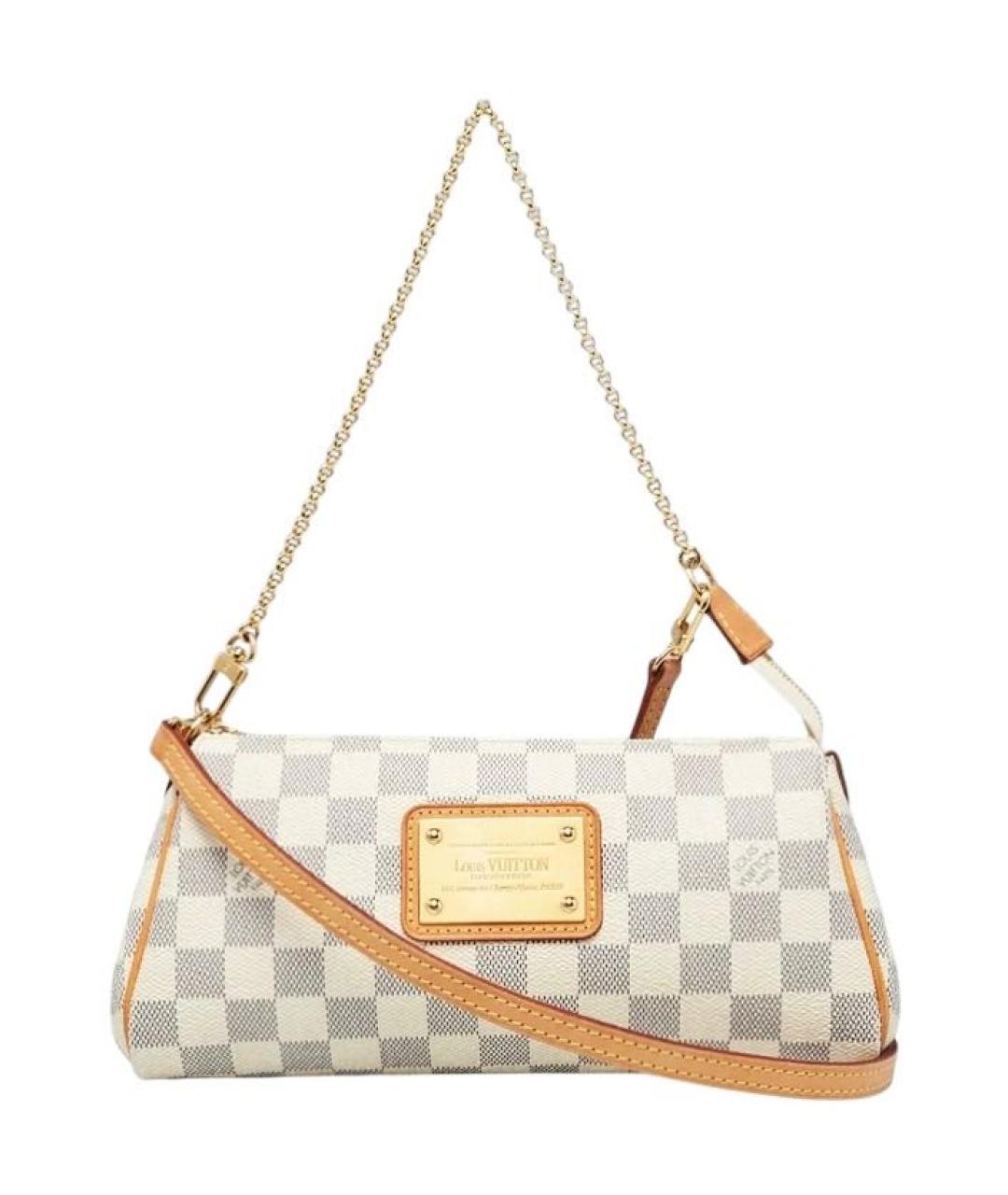 LOUIS VUITTON Белая сумка через плечо, фото 8