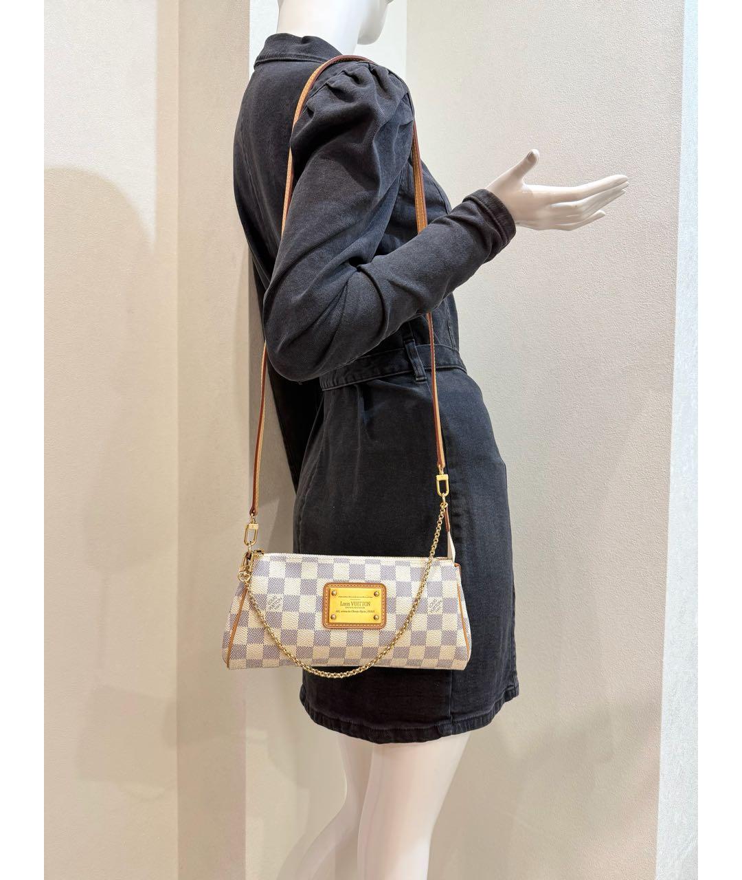 LOUIS VUITTON Белая сумка через плечо, фото 6