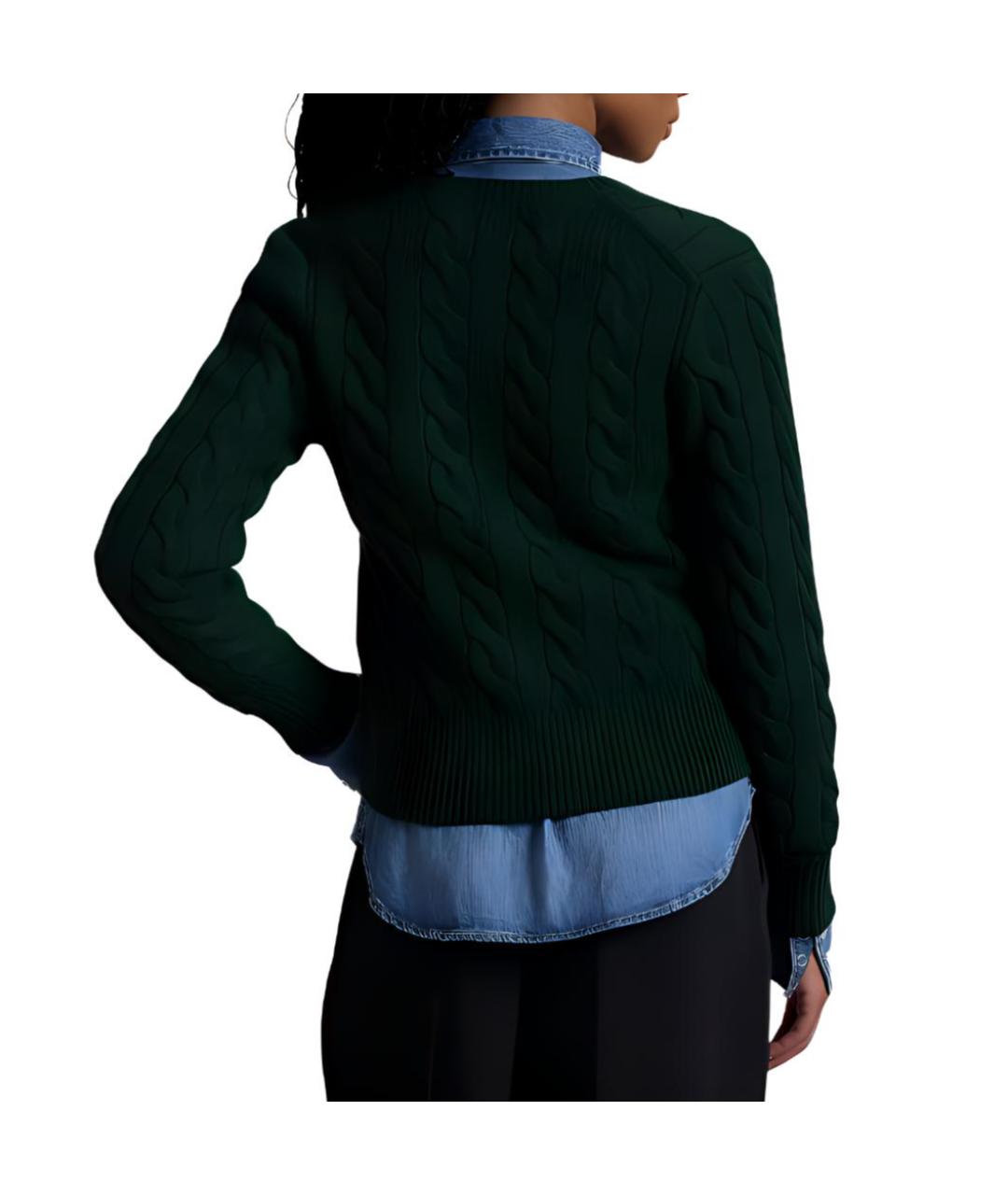 POLO RALPH LAUREN Зеленый кардиган, фото 4