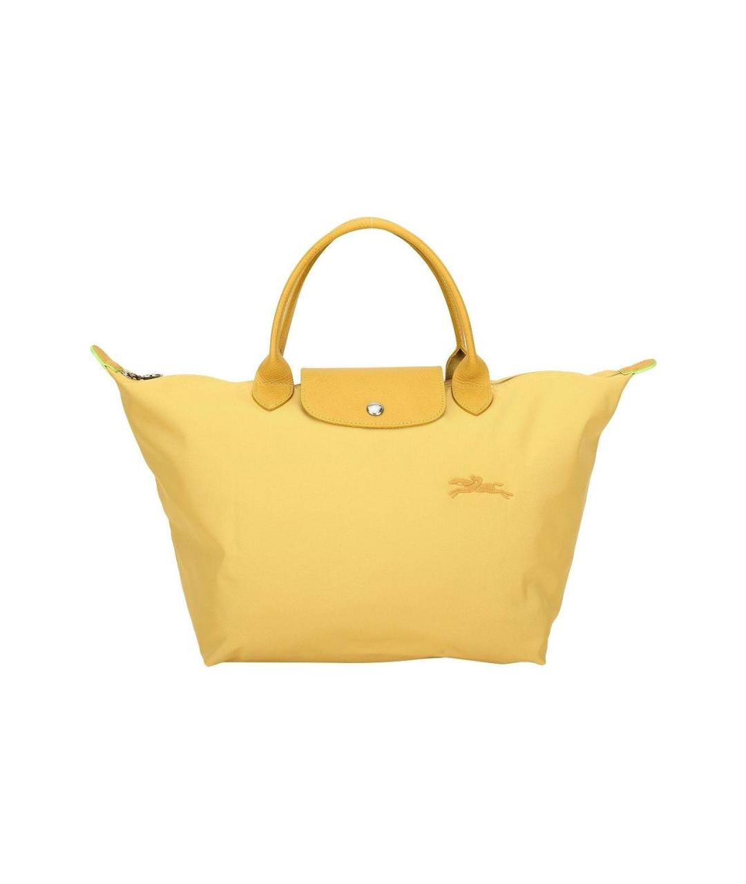 LONGCHAMP Желтая сумка тоут, фото 1