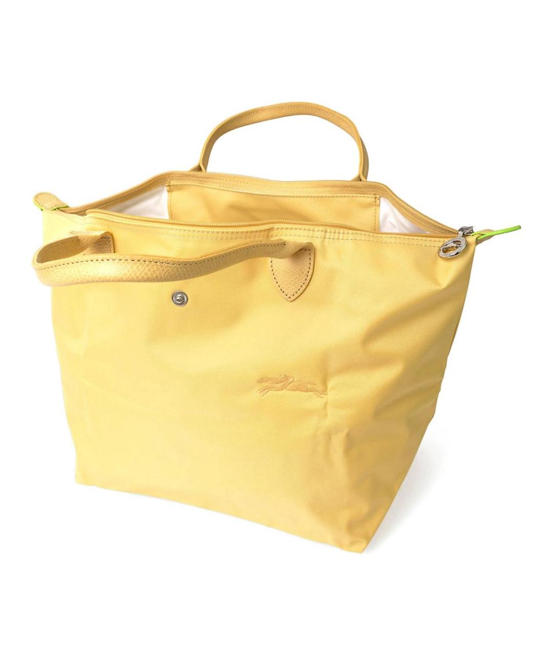 LONGCHAMP Желтая сумка тоут, фото 5