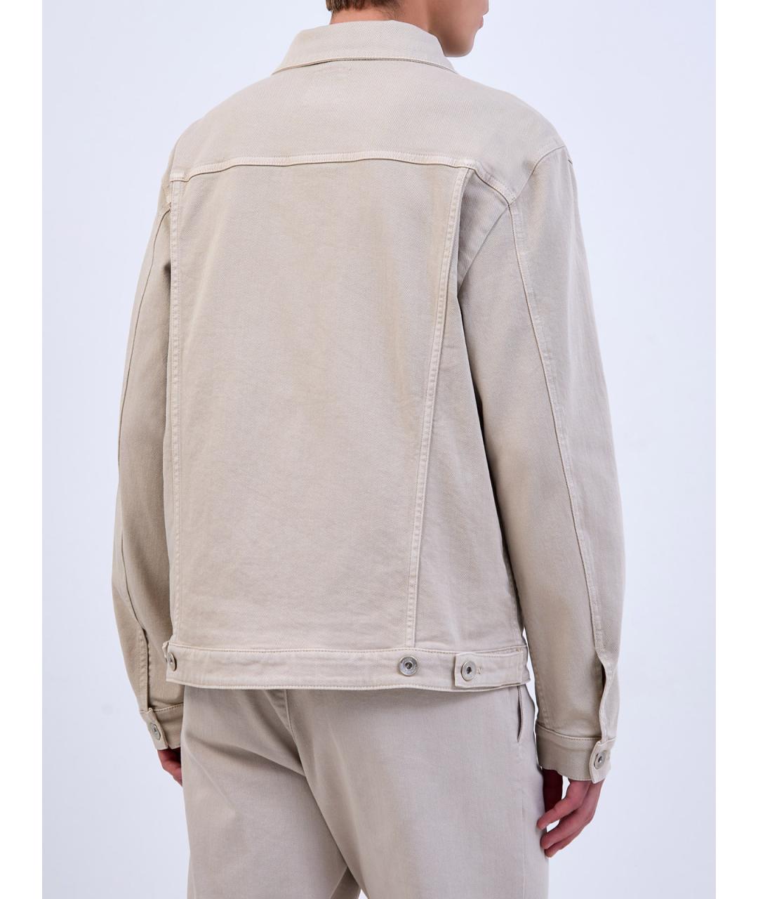 ELEVENTY Бежевая хлопковая куртка, фото 4