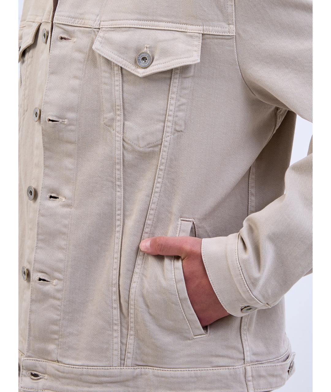 ELEVENTY Бежевая хлопковая куртка, фото 5