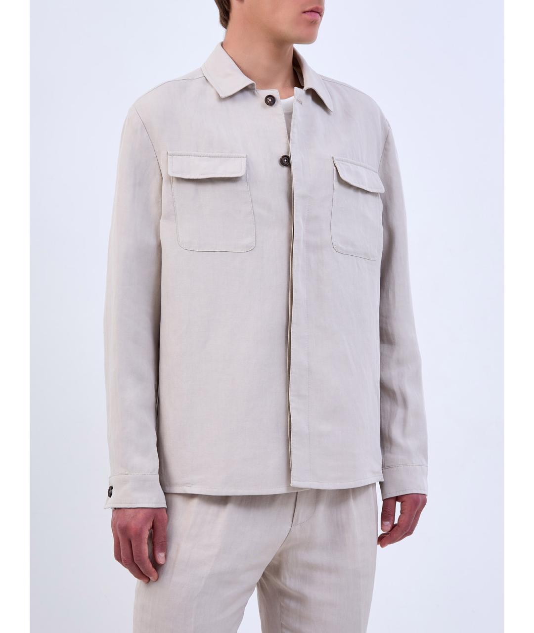 ELEVENTY Бежевая куртка, фото 3