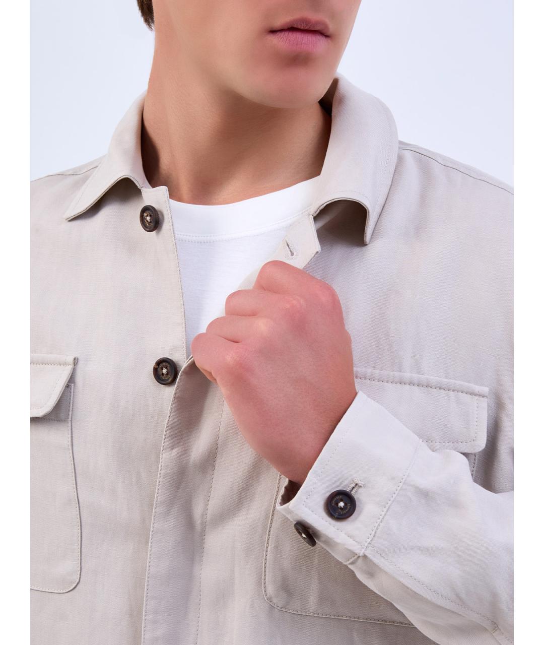 ELEVENTY Бежевая куртка, фото 5