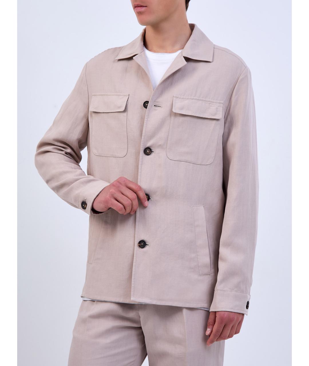 ELEVENTY Бежевая куртка, фото 3