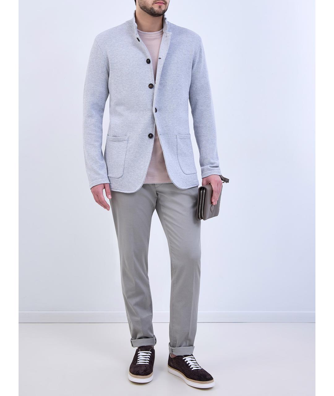 ELEVENTY Бежевая хлопковая футболка, фото 2