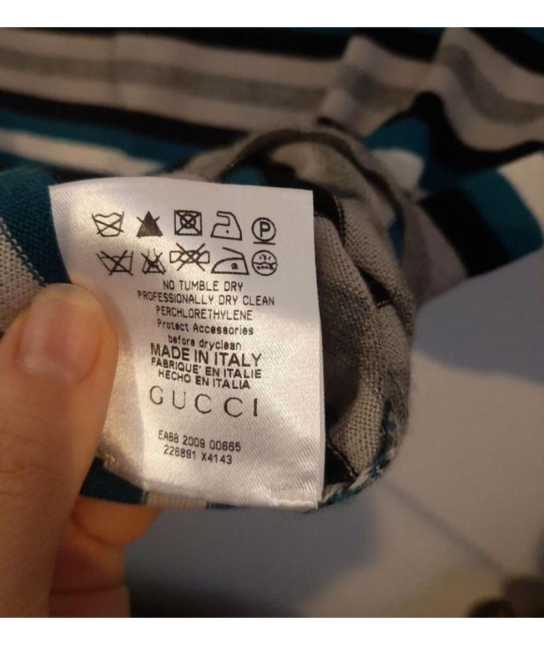 GUCCI Мульти кашемировая футболка, фото 6