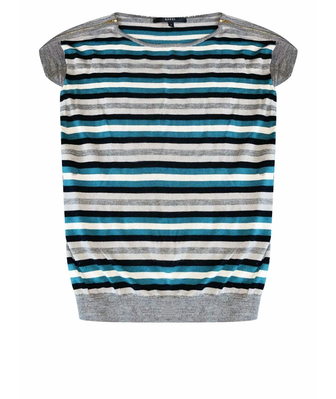 GUCCI Мульти кашемировая футболка, фото 1