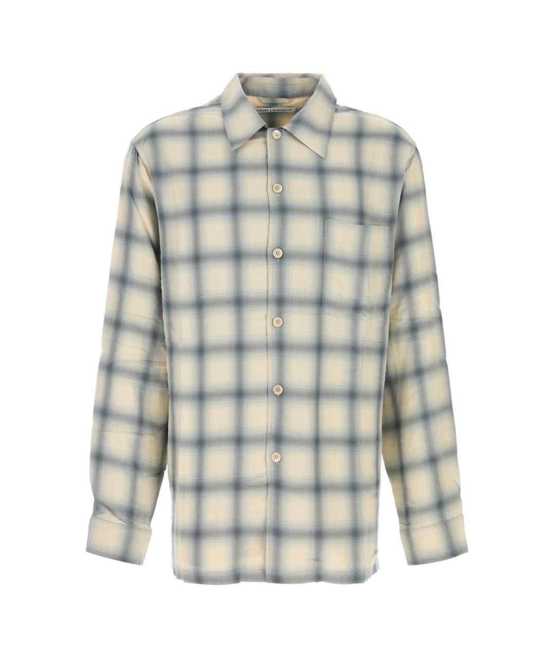 OUR LEGACY Мульти хлопковая кэжуал рубашка, фото 1