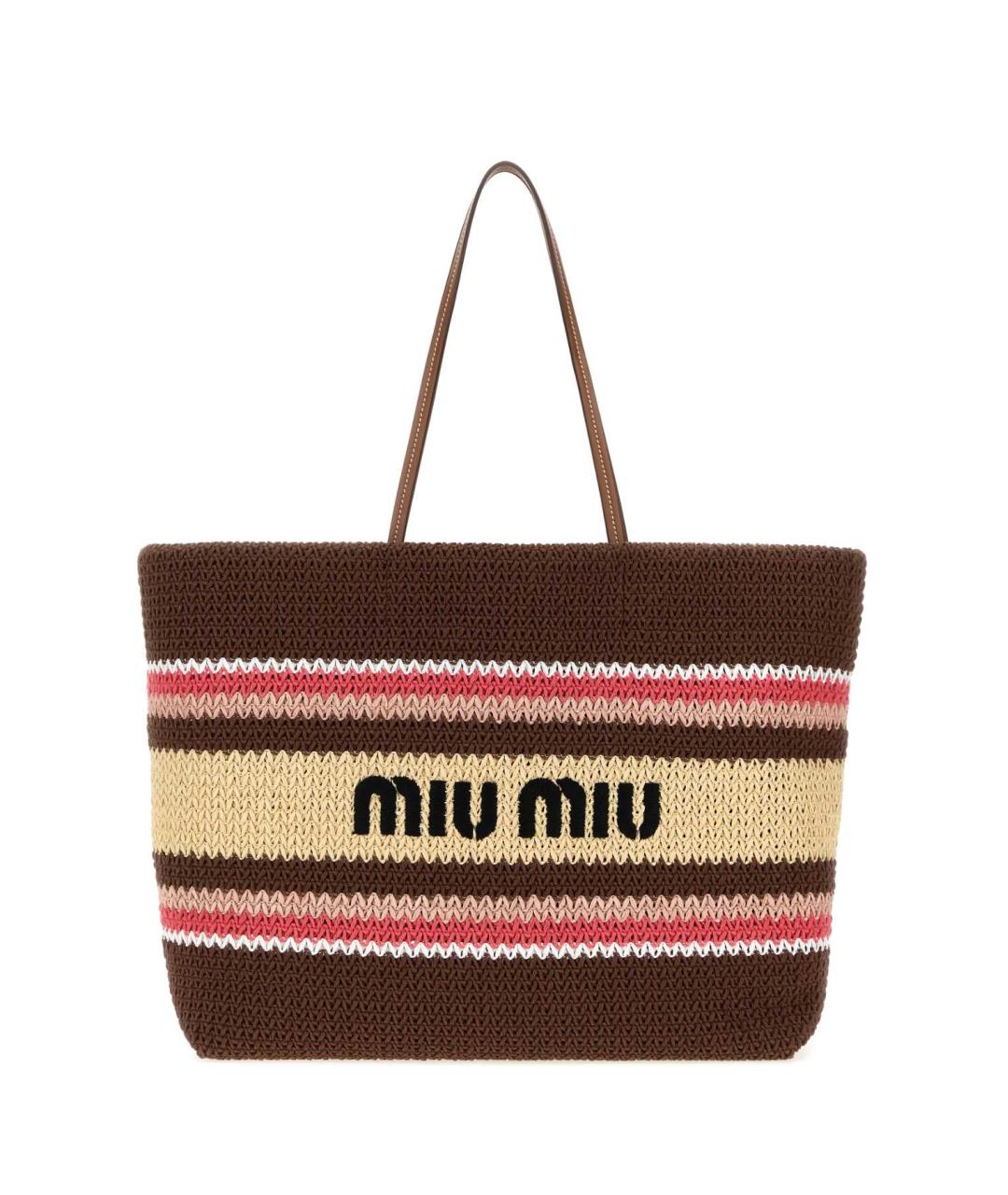 MIU MIU Мульти хлопковая сумка тоут, фото 1