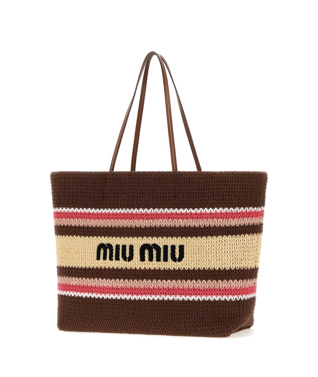 MIU MIU Мульти хлопковая сумка тоут, фото 2