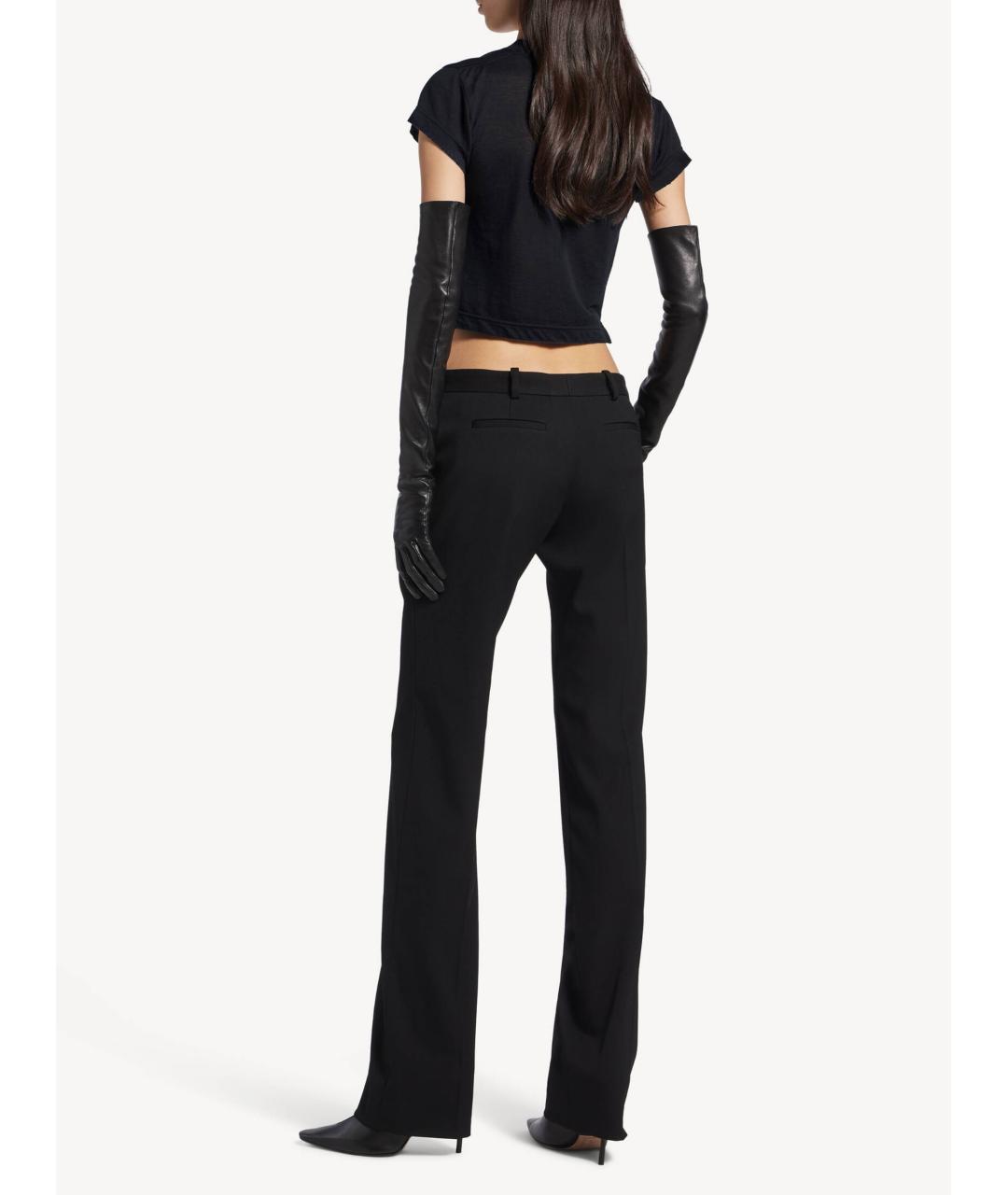 BALENCIAGA Черная хлопковая футболка, фото 3