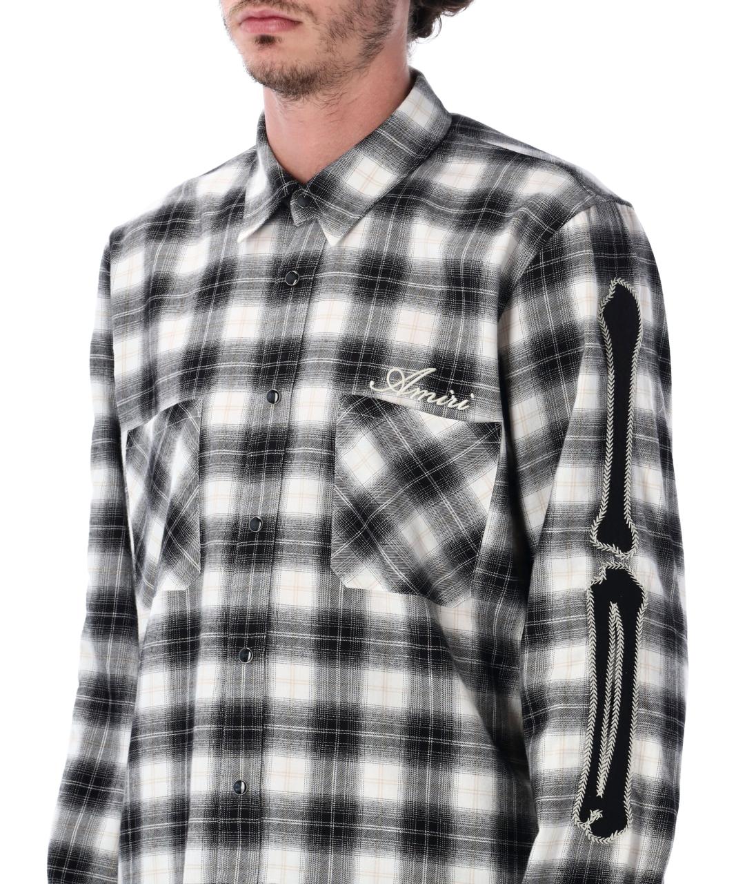 AMIRI Черная хлопковая кэжуал рубашка, фото 3