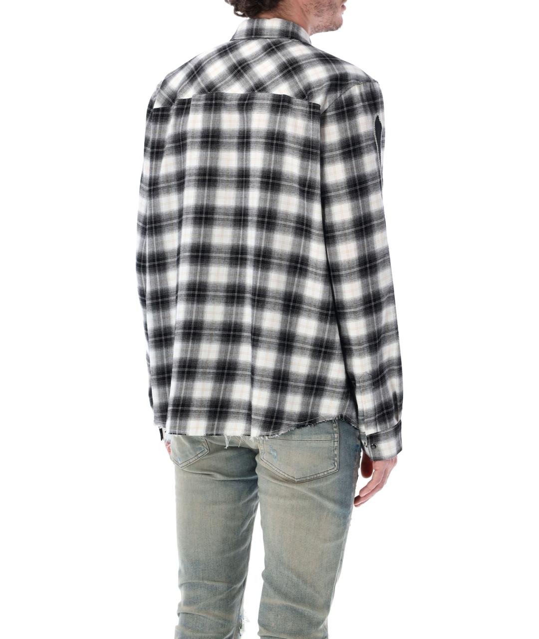 AMIRI Черная хлопковая кэжуал рубашка, фото 2