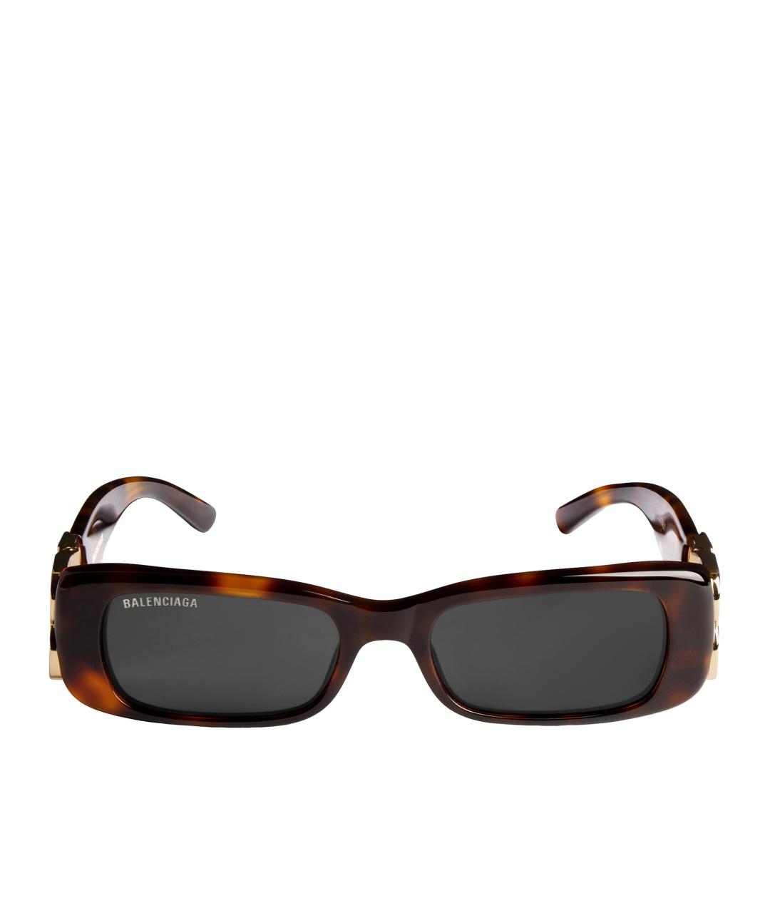 BALENCIAGA Коричневые солнцезащитные очки, фото 1