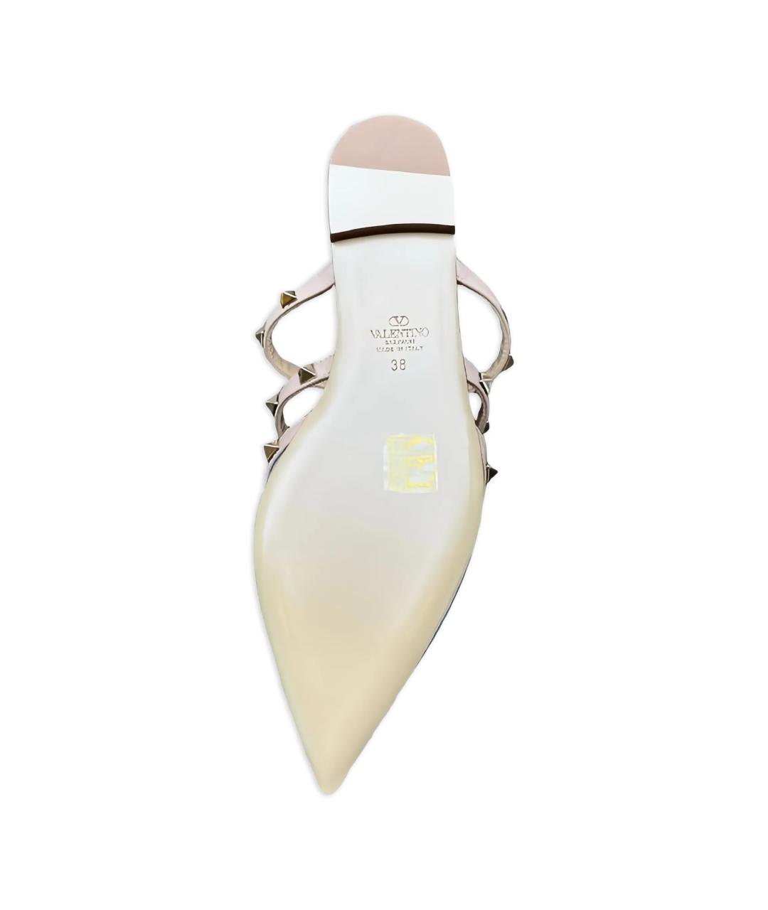 VALENTINO Мульти кожаные мюли, фото 4