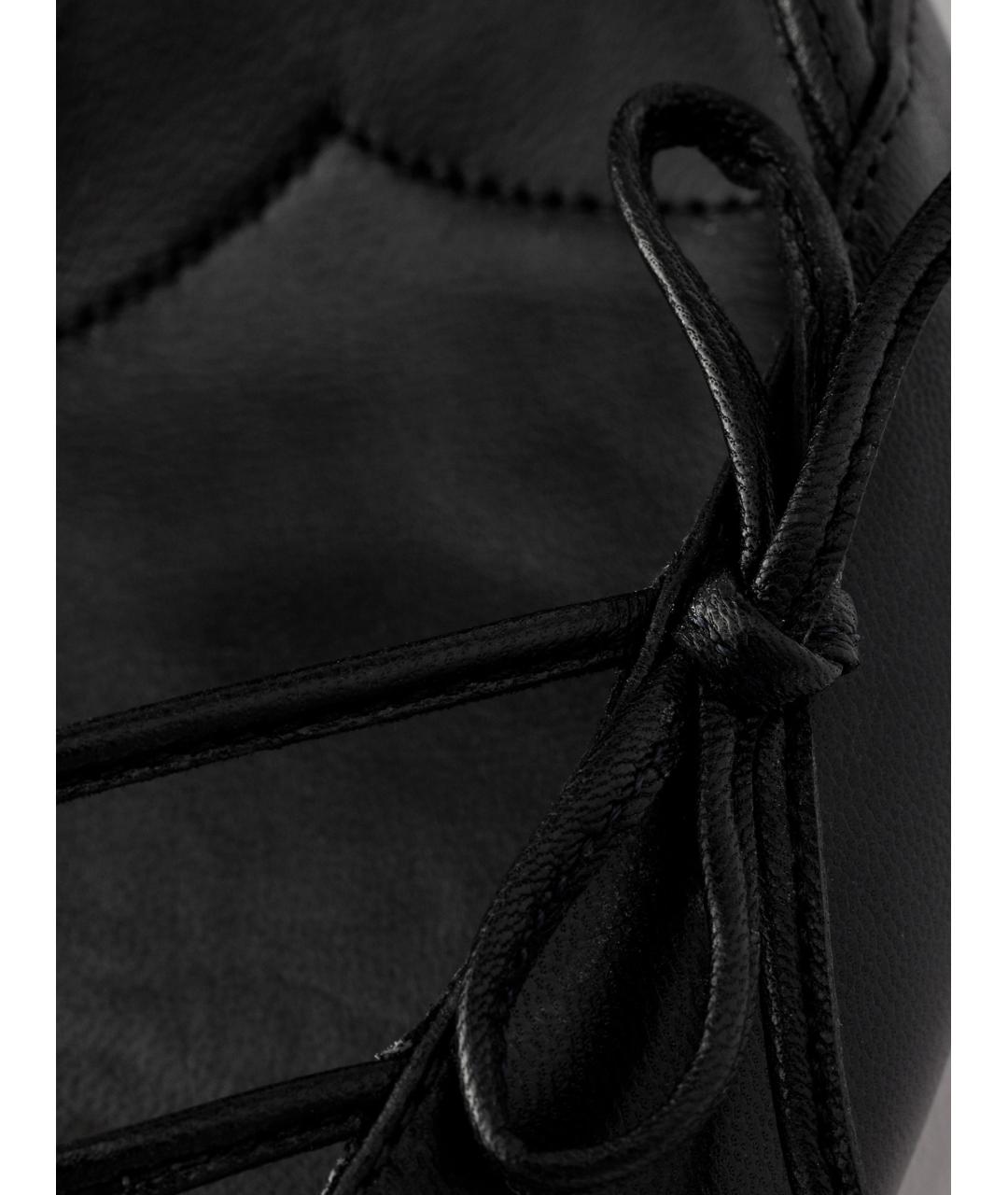 PRADA Черные кожаные туфли, фото 5